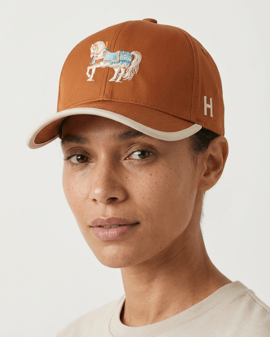 casquette orange Hermès est ornée — alternate view