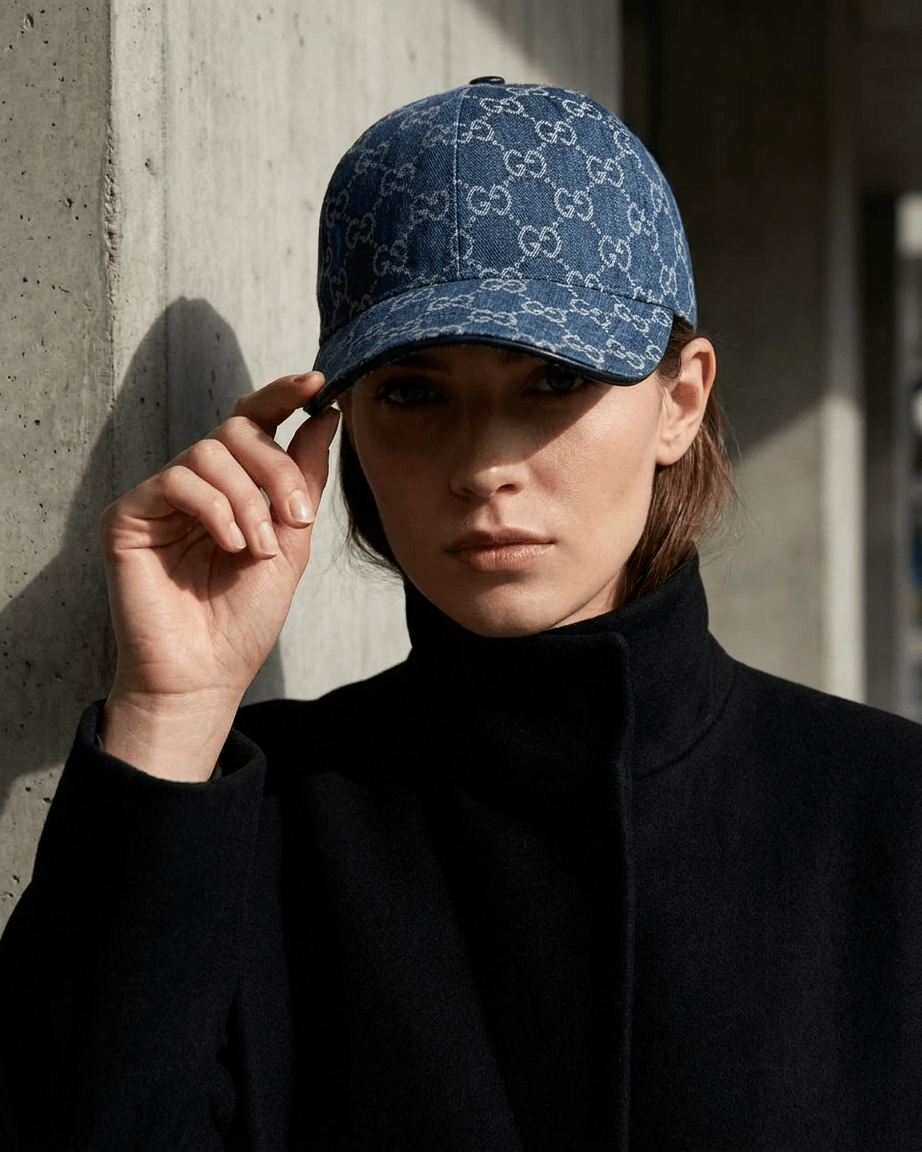 Casquette GG en denim 3