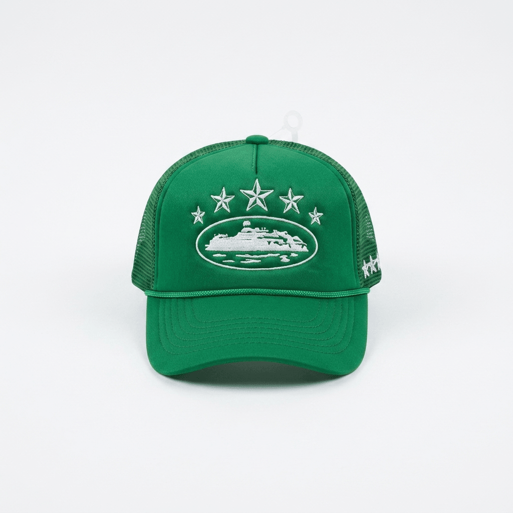 Corteiz green cap — alternate view